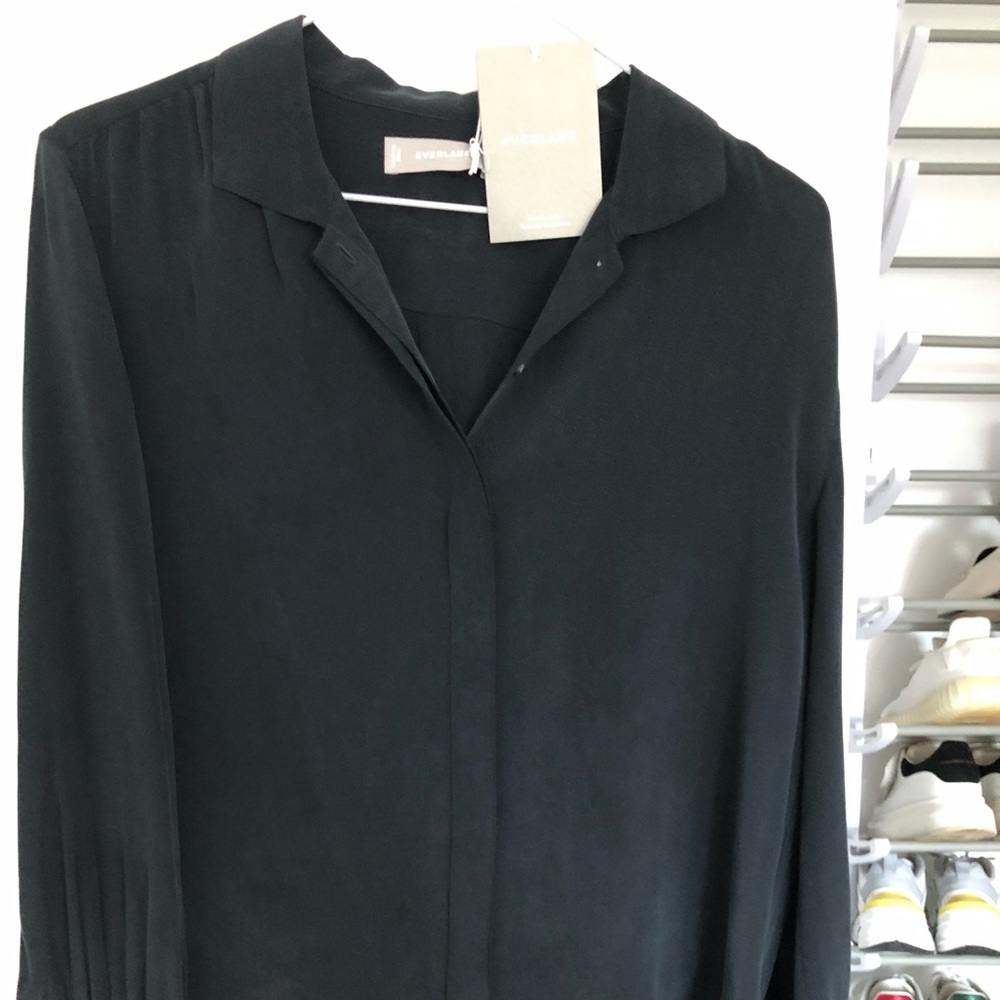 The Shirred Silk Shirt